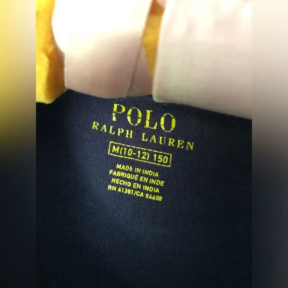 Polo Ralph Lauren kids dark navy Short Sleeve Tee  boy sz M (10-12) cotton